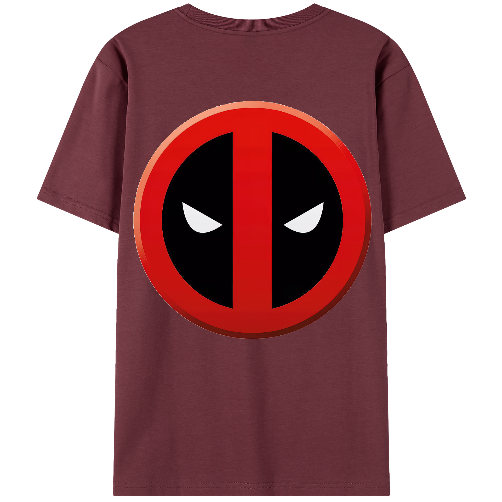 （画像用） Deadpool デッドプール 綿100％半袖Tシャツ（背面プリント）